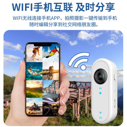 Thumb Action Camera Outdoor Cycling Recorder Action Camera1080p Long Battery Life Phone WIFI Interconnection