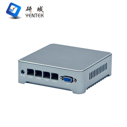 Industrial Control Four-Network Port J412 5,000 M Soft Industrial Control Machine Aikuai Mini Computer Small Host J1900