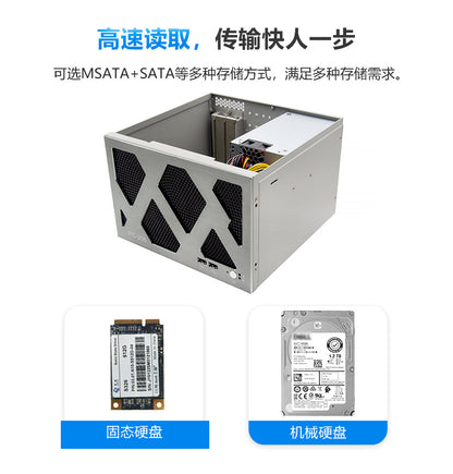 IPC-205Z Mini PCIE Industrial Computer 10-11th Gen i5 i7 Dual Network 2 Serial Ports Wall-mounted Industrial PC