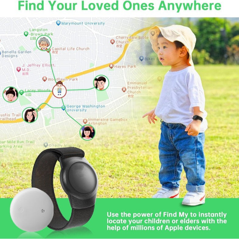 Cross-Border Find My Global Positioning Tracker Suitable for Children and Teenagers Bracelet Strap(Only iOS）