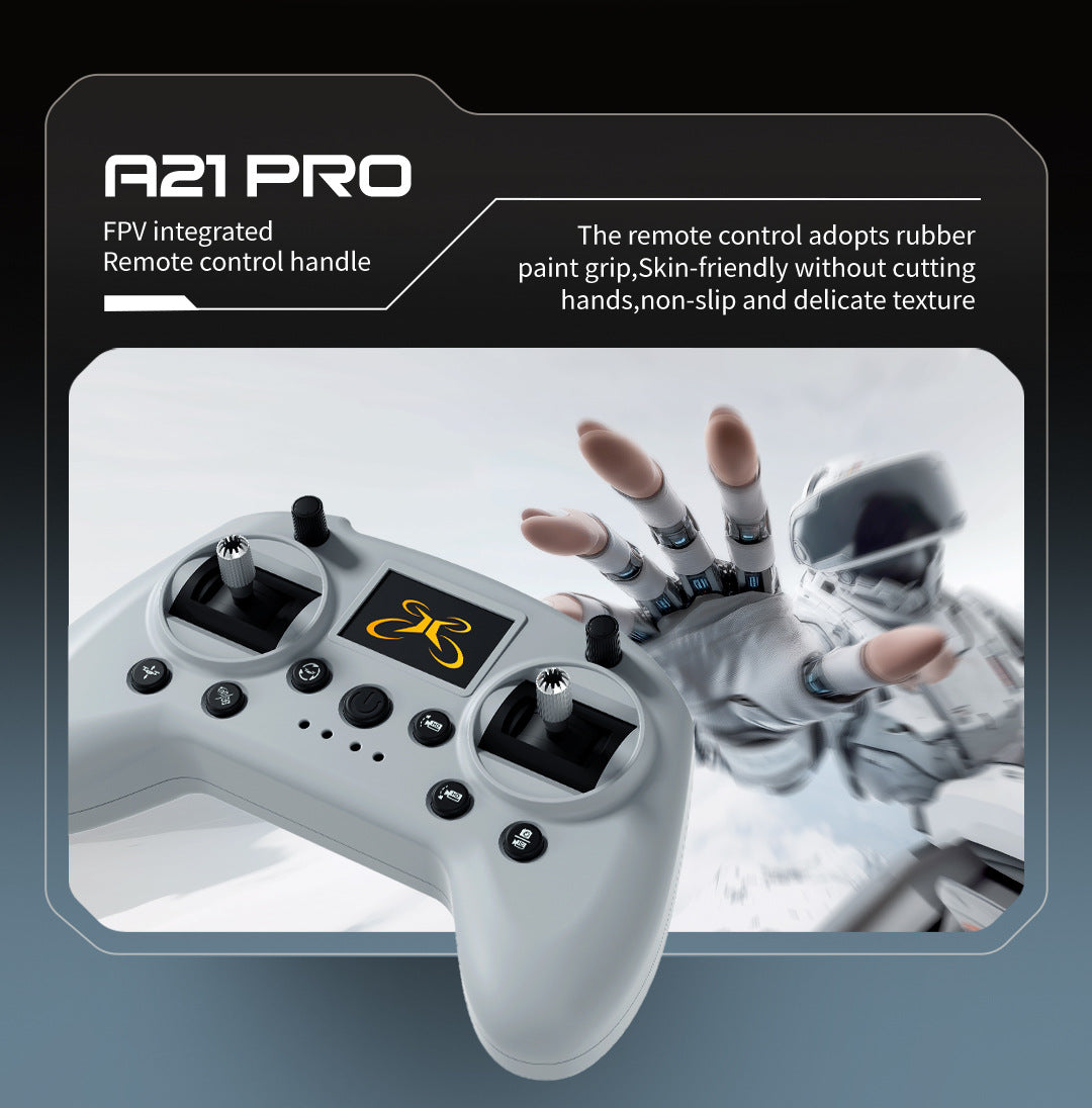 Cross-Border A21Drone Brushless Motor Mecha Style Aircraft Optical Flow Positioning Aerial Photography Full Protection Remote Control Airplane