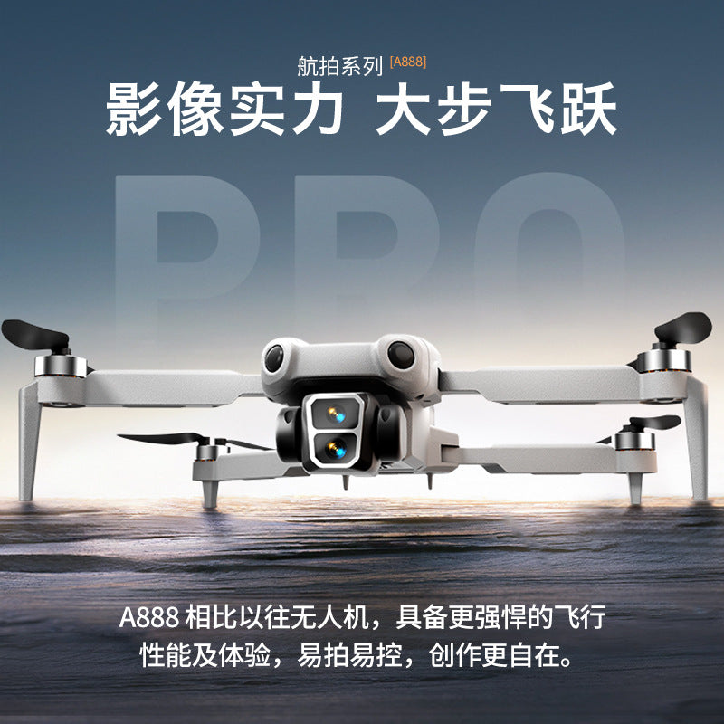 Cross-Border A888 PRO Drone HD Aerial Photography Long Endurance Quadcopter Remote Control Aircraft Air 3Drone