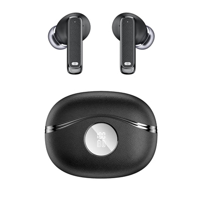 AI Voice Translation Bluetooth Earbuds Private Model Leather Lychee Texture Simultaneous Translation Bluetooth Earbuds Wireless TWS Earbuds