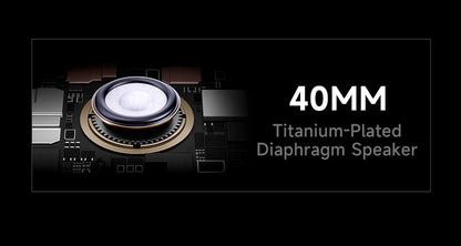 Picun F8 Pro Wireless Headphones - 52dB Noise Cancellation, 5 Smart ENC Mics, Detachable Fabric Ear Cushions, 140 Hour Long Battery Life,  Premium Audio Seamless Dual Device Connection for All-Day Use and Boosted Productivity Bluetooth