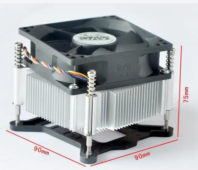 New Original 3Pin Silent + Copper core 90mm HEATSINK Cooler For Intel Core 1155 1150 CPU Radiator Cooling CPU FAN with Silicone