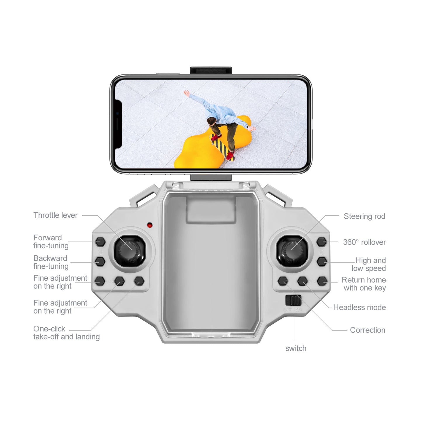 Cross-Border KY910Mini Folding Drone4K High-definition dual-camera aerial photography quadcopter with altitude hold remote control aircraft