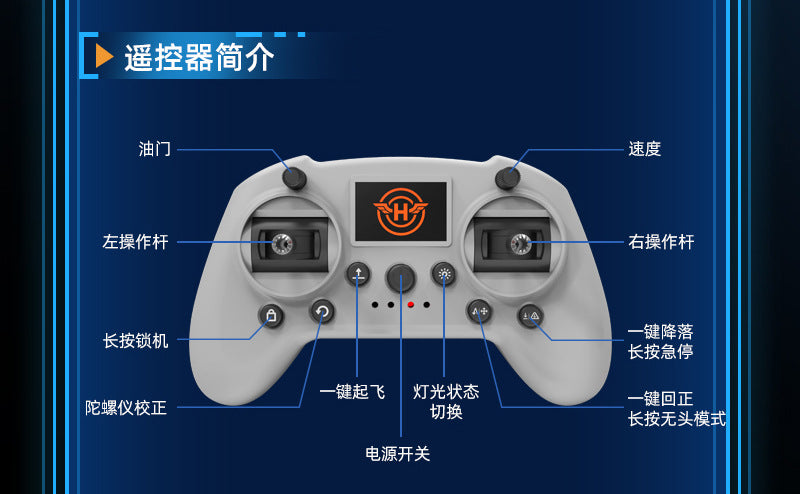 Educational Drone S1Teaching Course Computer Controlled Graphical Programming Quadcopter Remote Control Model Aircraft
