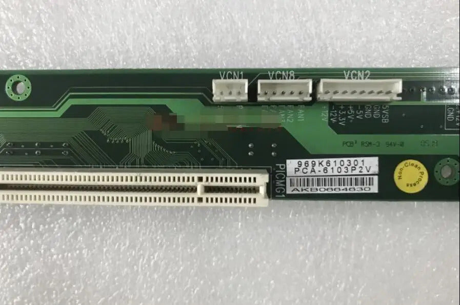 PCA-6103P2V REV.A1 Very Nice Embedded IPC Industrial Backplane Board  PICMG 1.0 BUS Expansion 2*PCI Slot for 1U Chassis