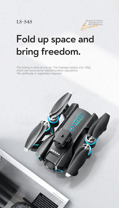 Cross-border Drone Brushless Motor ESC HD Lens Optical Flow Positioning Remote Control Aircraft Obstacle Avoidance Quadcopter