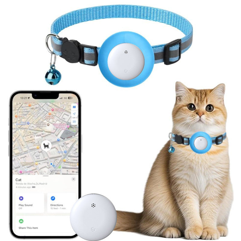 Pet Cat Locator Collar Suitable for iOS Waterproof Apple Find My Tracker Collar