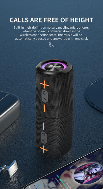 Cyboris springtok  S10 2 in 1 Portable Split Bluetooth speaker Portable subwoofer, 20W High Volume Stereo, IPX6 Waterproof, Smartphone Audio Cyber Black