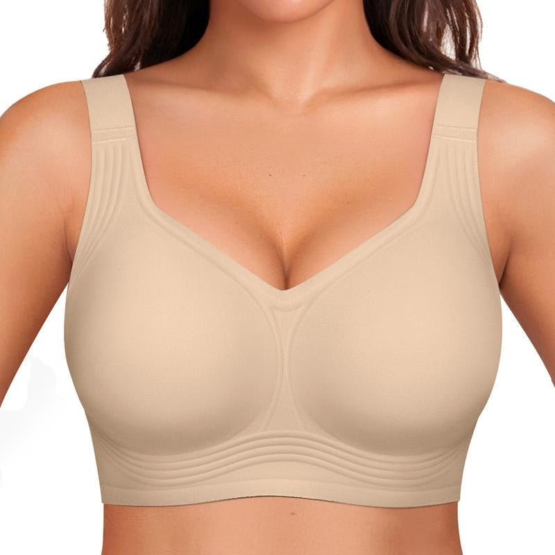 Women Wirefree Bras for Women Full Coverage No Underwire Everyday Bras Comfortable Wireless Padded Bras