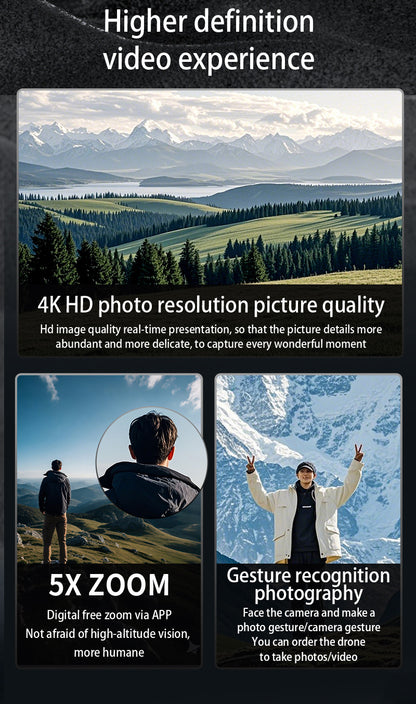 Cross-Border AE3Drone remote control with screen brushless GPS Three-axis gimbal Obstacle Avoidance Drone Remote Control Aircraft