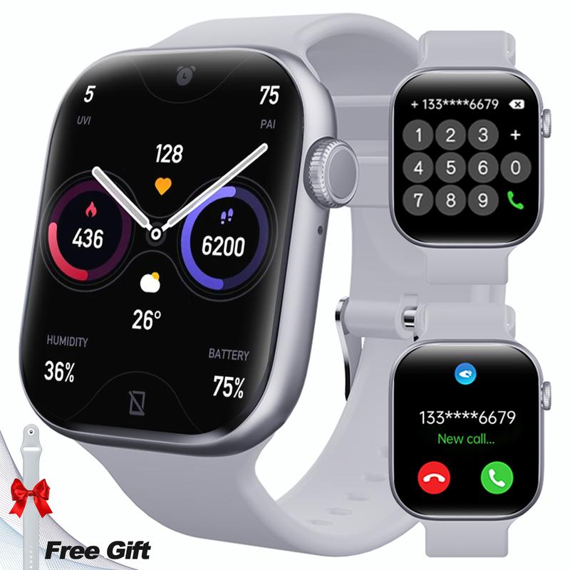 2025 Fashion Smart Watches for Women, Touch Screen Watch, Answer/Make Calls/100+ Sports Modes/Message Reminder, DIY Watch Dials, Wearable Devices, Smart Watches for iPhone/Andriod, Gift for Wife, Girl Friend