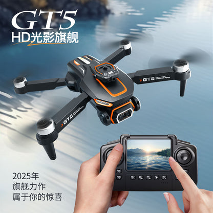 Cross-Border GT5MAX Drone with screen control, optical flow positioning, quadcopter with brushless motor, remote control airplane toy