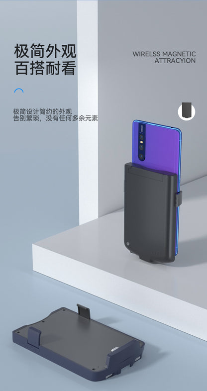 Compatible with Huawei and Apple VIVO Xiaomi OPPO Universal Back Clip Battery Power Bank Wireless Charging Mobile Power Supply