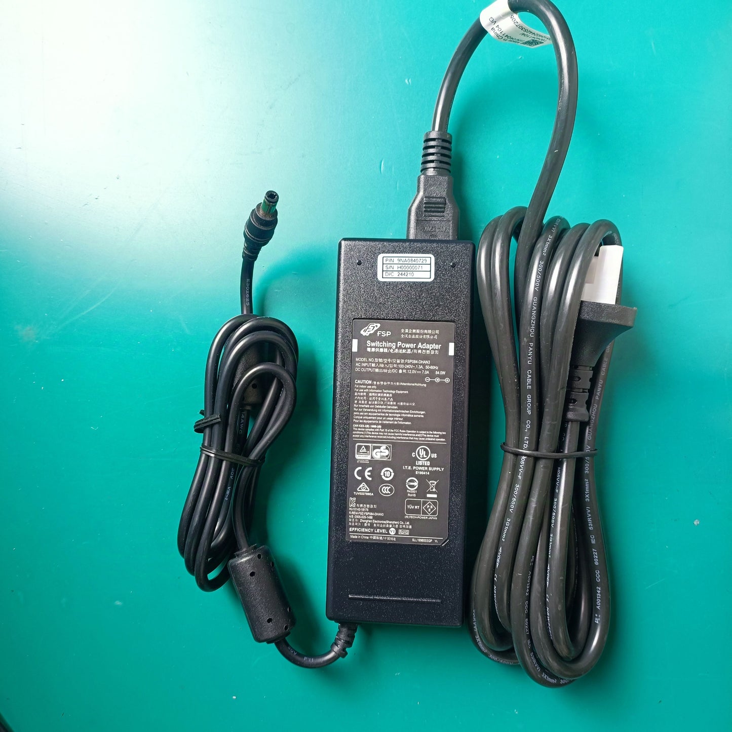 Advantech PPC-3100/UNO-2484 Power Adapter 19V-4.74A Quanhan 19V 3.42A Phoenix Terminal