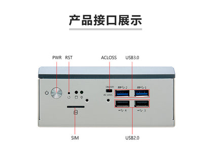 Industrial Control P2150S-H Dual Network 2 Serial Dual HDMI Mini Industrial Computer Host Micro J6412 Industrial PC