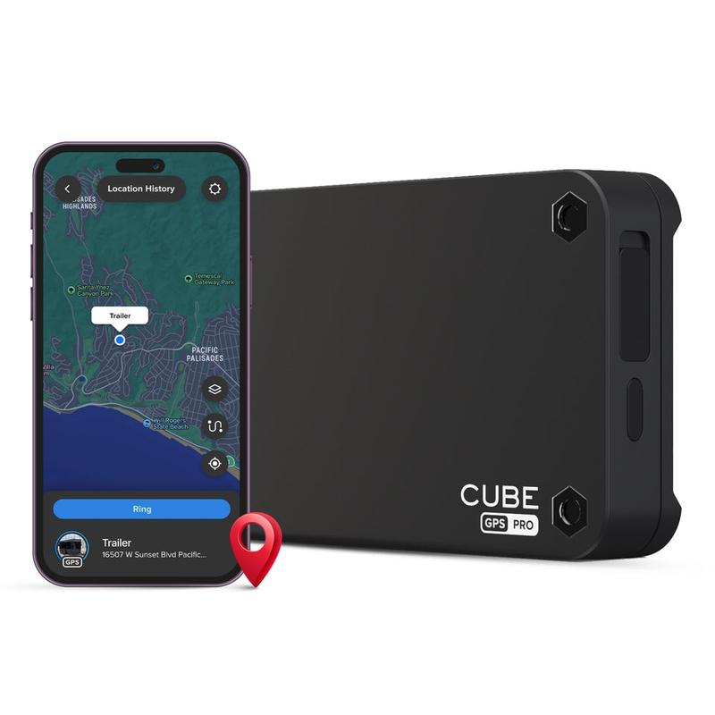 Cube Magnetic Pro GPS Tracker for Vehicles / Car, 1 Year Battery, Real Time Location, Geo Fence, Route History and Speed Monitor