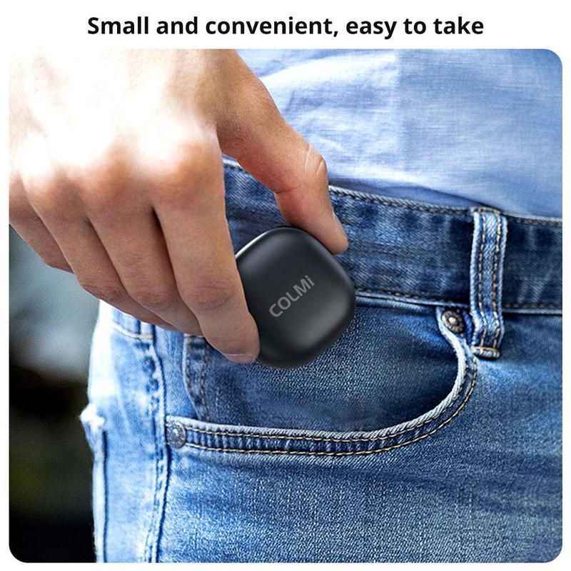 ColMi R03 Smart Ring, Waterproof Smart Ring with Charging Compartment, Fashionable Stainless Steel Ring for Men & Women