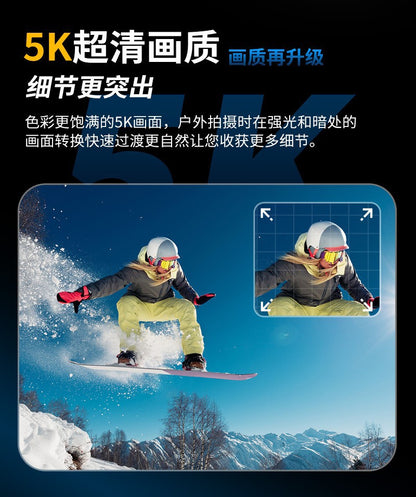 Cross-Border5k Sports Camera Waterproof and anti-shake with wireless microphone support Outdoor shooting recorder factory customization