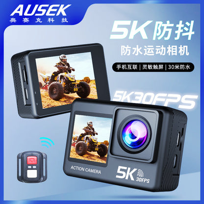 5k Sport Action Cam Camera Cross-Border5k Sports Camera Anti-Shake Waterproof4k Sports Camera