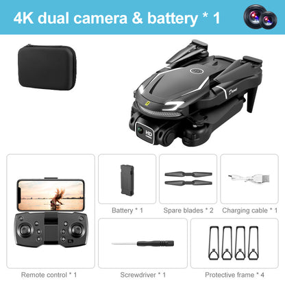 XS9Cross-border Drone4K Dual Camera HD Aerial Photography Foldable Drone with Altitude Hold V88Remote Control Airplane Toy