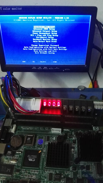 FB2504 100% OK Original IPC Board ISA Slot Industrial Mmotherboard Half-Size CPU Card PICMG1.0 Mainboard with CPU RAM