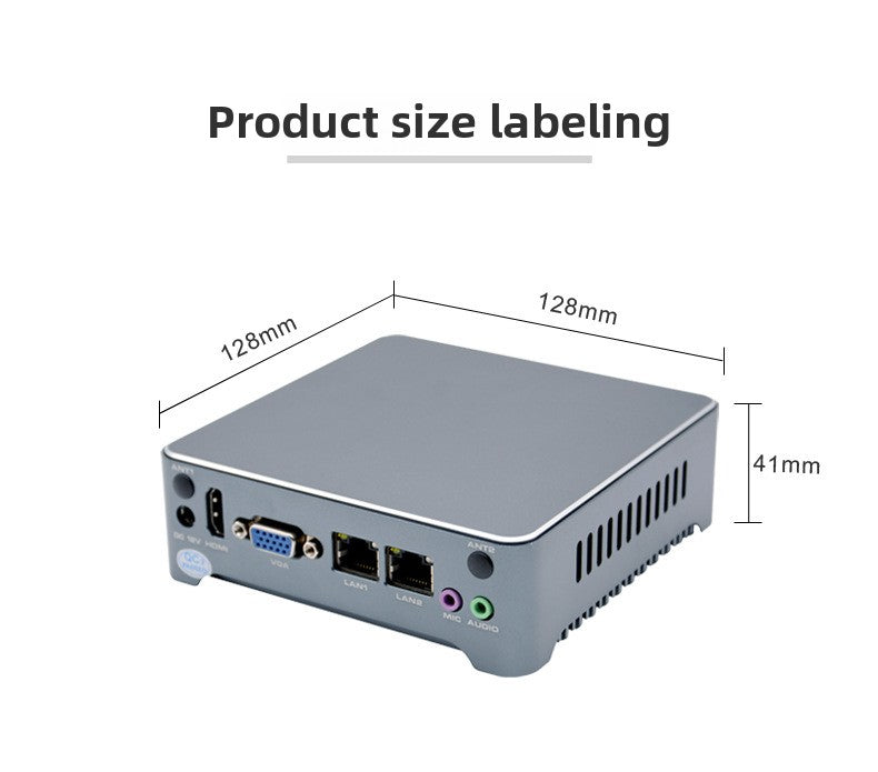 Industrial Control N39 Mini-Host Dual Gigabit Network Port Industrial Control Machine Small Host Quad-Core J1900 Thin Client