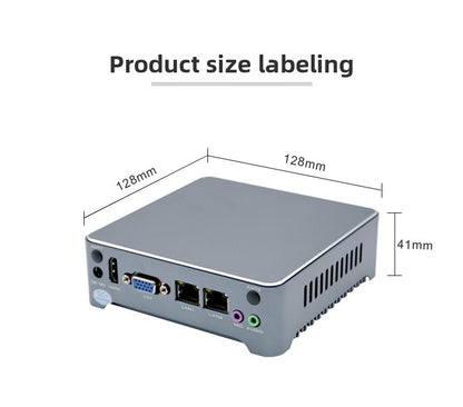 Industrial Control N39 Mini-Host Dual Gigabit Network Port Industrial Control Machine Small Host Quad-Core J1900 Thin Client