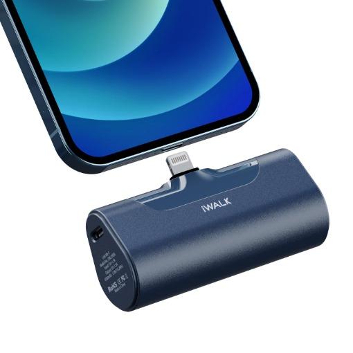 iWALK Small Portable Charger 4500mAh Lightning options available,Home Office Travel Charger,suitable for iPhone 8-14