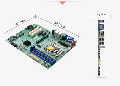 H570 Motherboard ATX SBC 10/11th Core i3/i5/i7/i9 LGA1200 Desktop CPU IPC Industrial Mainboard with 6*COM 2*LAN DDR4 LPT VGA