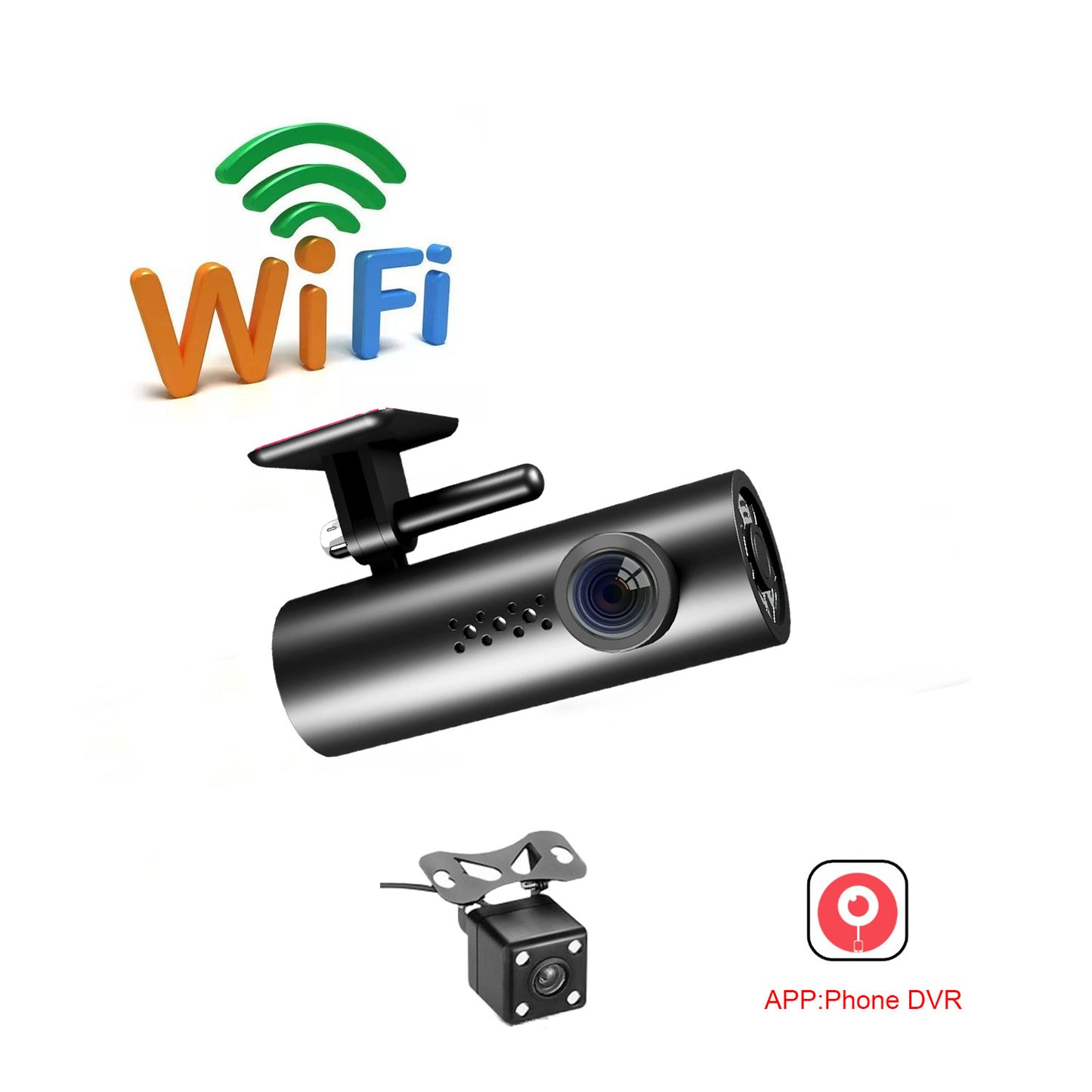 WIFI Direct Connection Lipstick Camera Recorder Starlight Night Vision140Wide Angle1080P High-definition Dash Cam