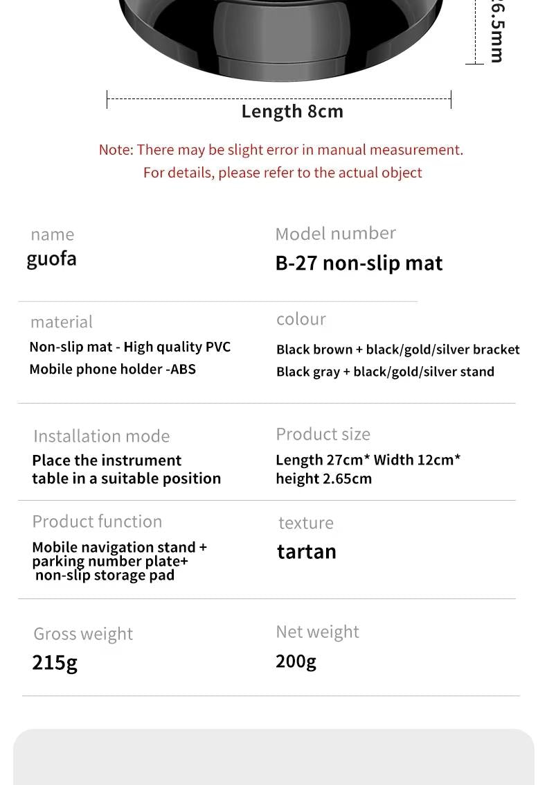 Unlock New Experience During Driving-Car Phone Holder with Anti-slip Pad Makes You Enjoy your Each Driving Travel-1