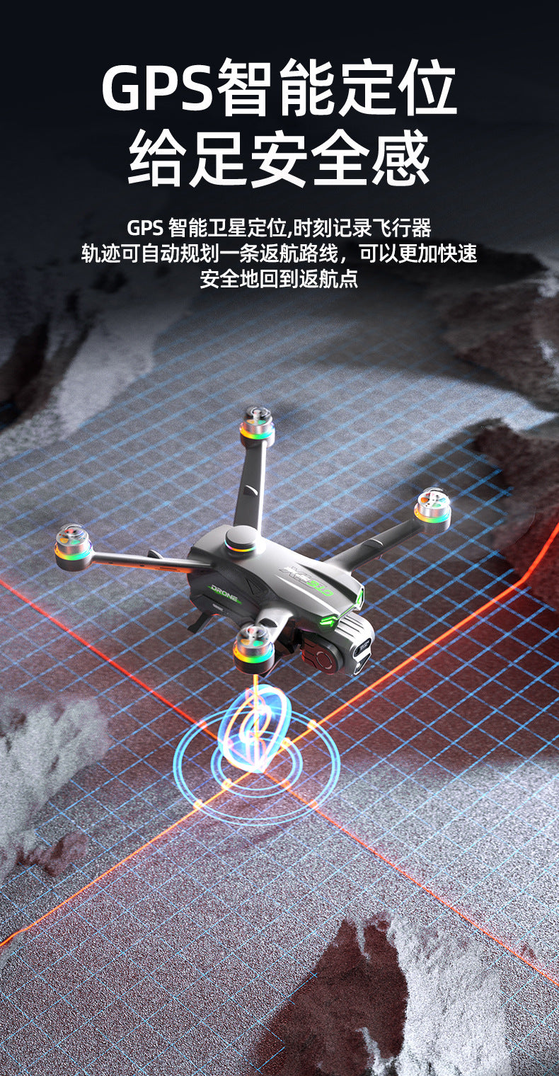 Cross-Border GT6Brushless Drone Intelligent Obstacle Avoidance Optical Flow GPS Return Remote Control Airplane5G Transmission Quadcopter