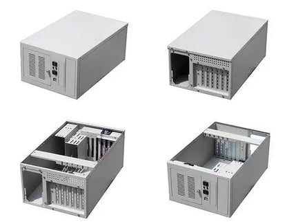 New IPC 6 slot ATX structure wall-mounted chassis 4U PCI ISA Bus Slot backplane Industrial Case Support Half\Full-size CPU Card