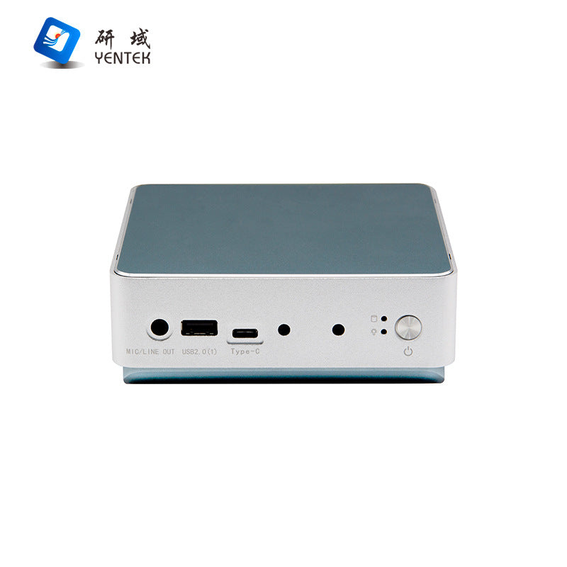 12th Gen N100 Mini Host Low Power Consumption Micro Dual Network Industrial Control Computer J6426 Industrial Small Host