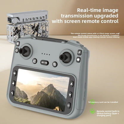 ADSYNCTEK S161 drone with screen control, 720P high-definition aerial photography, 7.4V fully enclosed mini aircraft