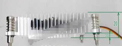 1150 1151 Cooler ultra-thin For Intel 45W CPU pure aluminum radiator FAN -wire Double ball fan thickness 2700±10%RPM 16MM 20MM