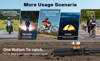 Cross-Border Hot New4K Sports Camera C3Pro Cycling Camera Outdoor Bicycle Cycling Recorder