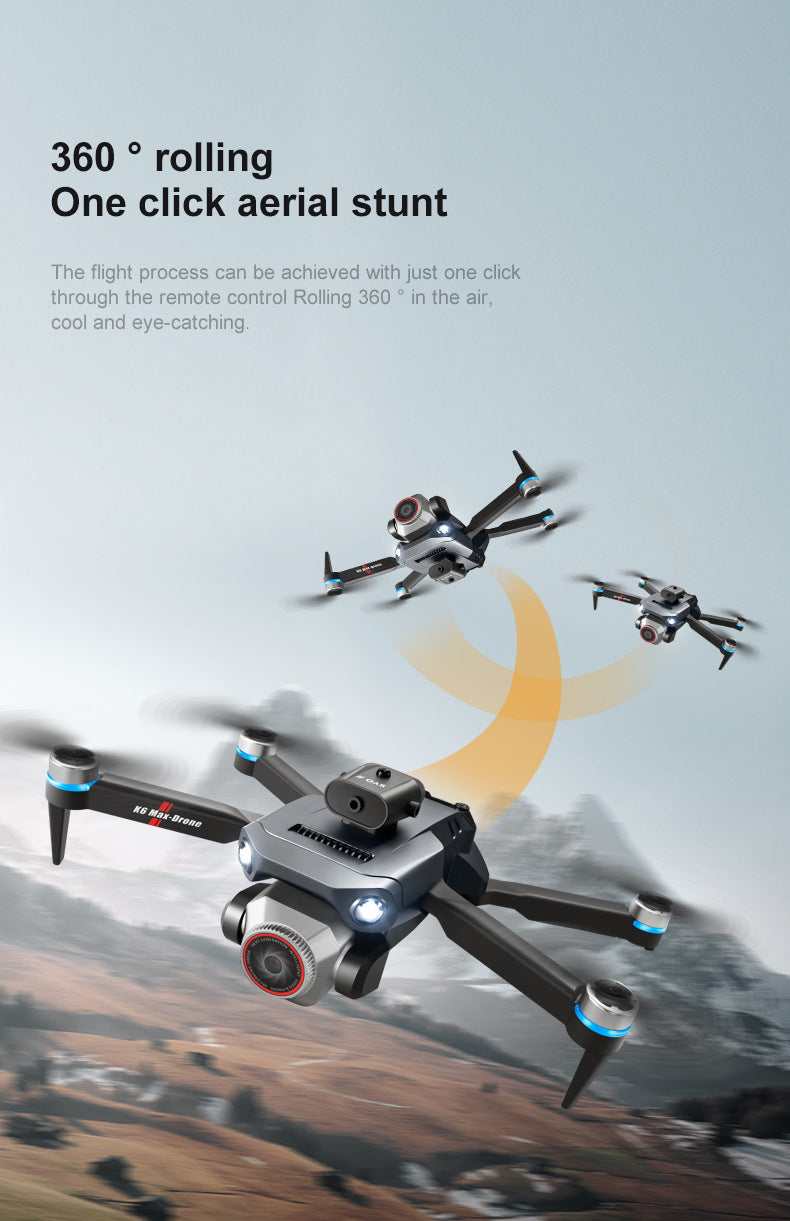 Cross-Border K6 MAX Drone with screen control, optical flow positioning, quadcopter with brushless motor, remote control airplane toy