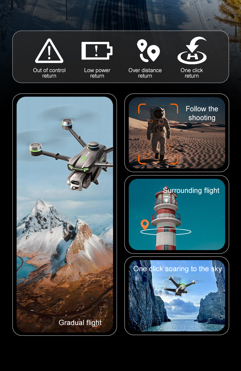 Cross-Border GT6Drone remote control with screen brushless motor HD aerial photography GPS Intelligent Positioning Remote Control Drone