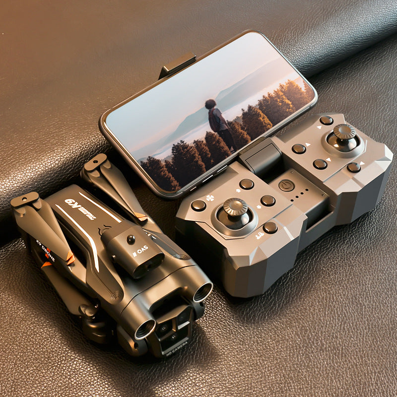 Cross-Border K9MAX Drone Aerial Photography Three Lens Four Axis Aircraft Optical Flow Obstacle Avoidance Remote Control Aircraft Toy drone