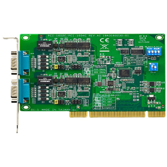 PCI-1602C/1602B Industrial Communication Card 2 Ports RS-232/485 Including Isolation PCI Communication Card