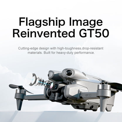 Cross-Border GT50Drone remote control with screen HD aerial photography brushless obstacle avoidance quadcopter toy airplane dron