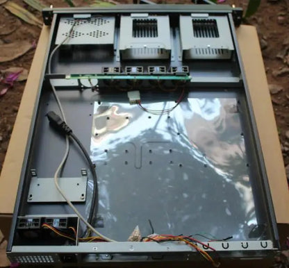 New Embedded 1U IPC Chassis 1U rackmount case depth 630mm For Micro ATX/ATX  17 * 17CM motherboard server firewall computer