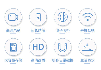 Thumb Action Camera Outdoor Cycling Recorder Action Camera1080p Long Battery Life Phone WIFI Interconnection