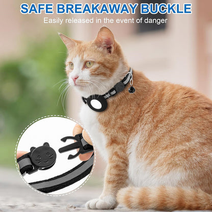 Pet Cat Locator Collar Suitable for iOS Waterproof Apple Find My Tracker Collar