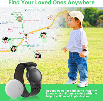 Cross-Border Find My Global Positioning Tracker Suitable for Children and Teenagers Bracelet Strap(Only iOS）