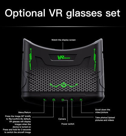 Cross-Border H21Drone Optical Flow Positioning Brushless Aircraft HD Aerial Photography ESC Camera Remote Control Airplane Drone